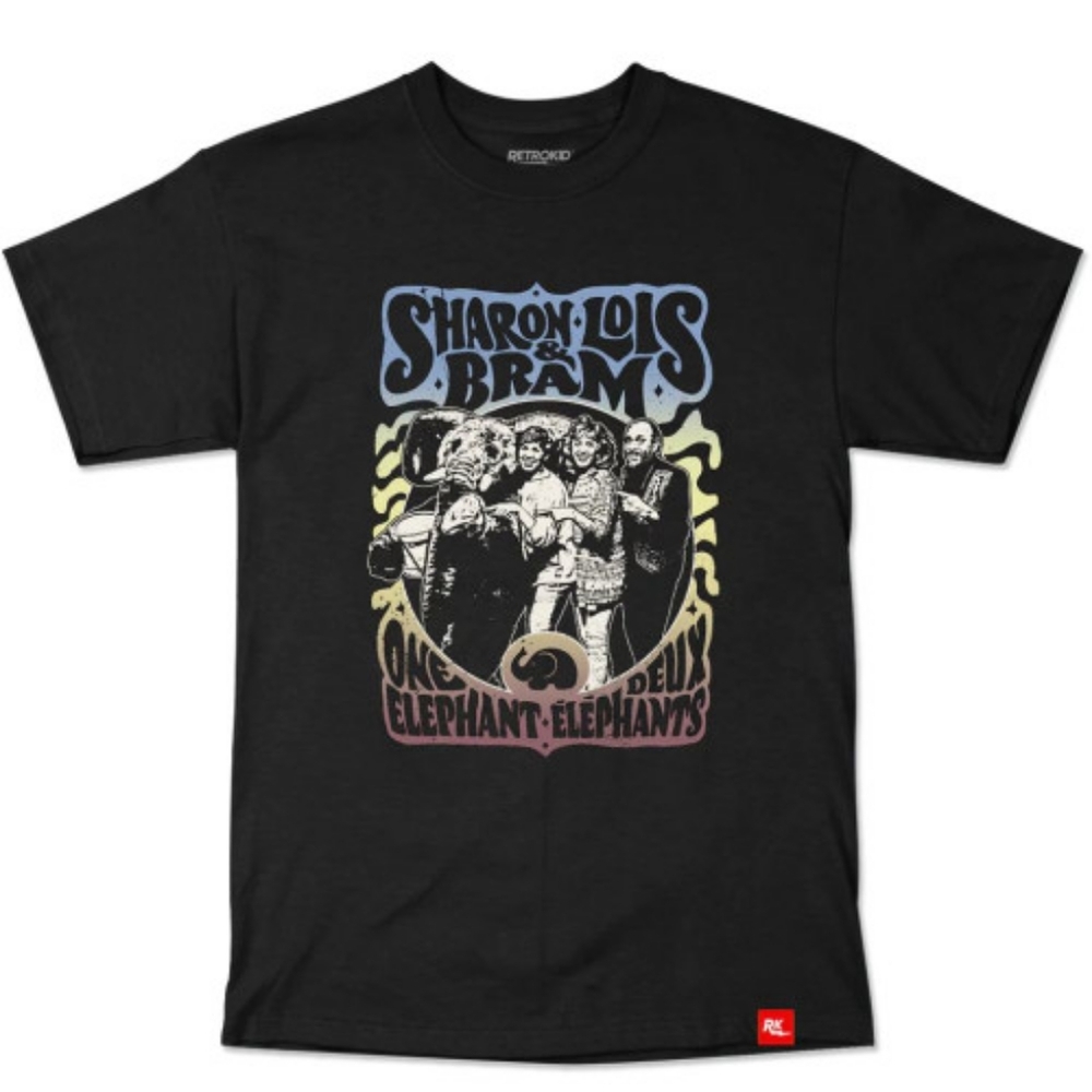 Retrokid x Sharon, Lois and Bram Concert / Tour Black Graphic Tee NEW 3XL OOP